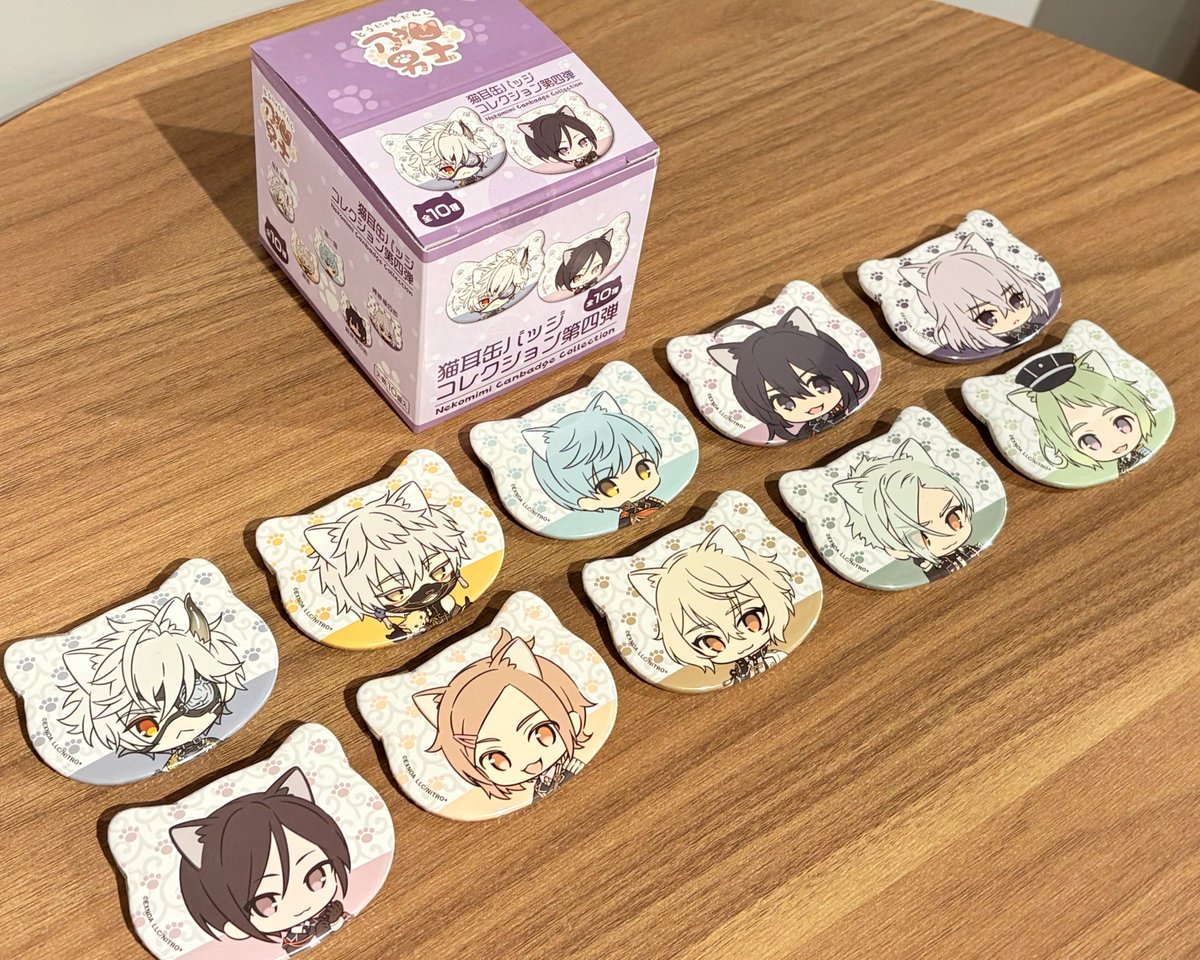 刀剣乱舞 刀猫男士』ポップアップストア 🐾猫耳缶バッジコレクション