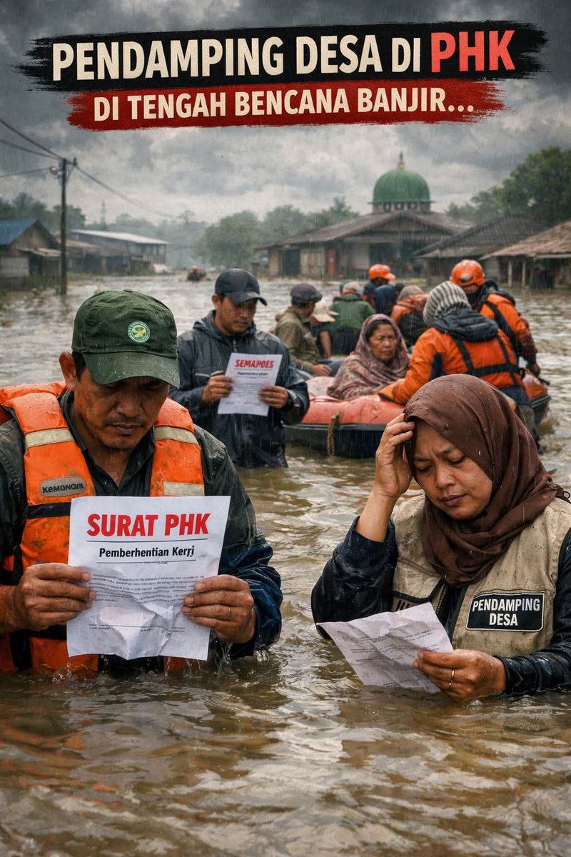 Usai dihantam Bencana Alam, 1.150 orang Pendamping Desa di Sumatera Utara dipecat..

#TolakSK733BPSDM
<a href="/prabowo/">Prabowo Subianto</a> 
<a href="/YandriSusanto/">Yandri Susanto</a> 
<a href="/ArizaPatria/">Ariza Patria</a> 
<a href="/Gerindra/">Partai Gerindra</a>
