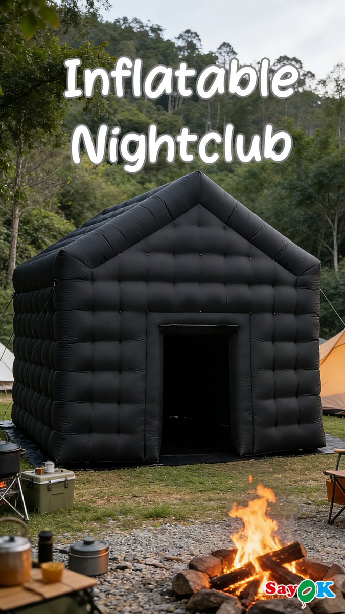 SayokFun's tweet image. Fun nights with friends start here 🕺✨
Backyard → Nightclub in minutes with our Inflatable Nightclub.

🔥 DM us to get the party started!

#eventplanners #BackyardParty #NightclubVibes #Sayokinflatables