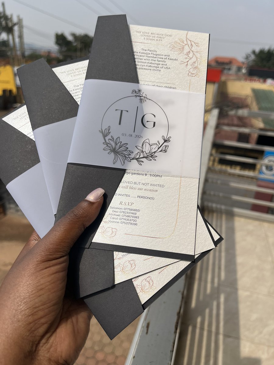 BezleBrandingSt's tweet photo. Customized Wedding invitations | ☎️ / WhatsApp 0776231019 https://t.co/NijDJScl7D