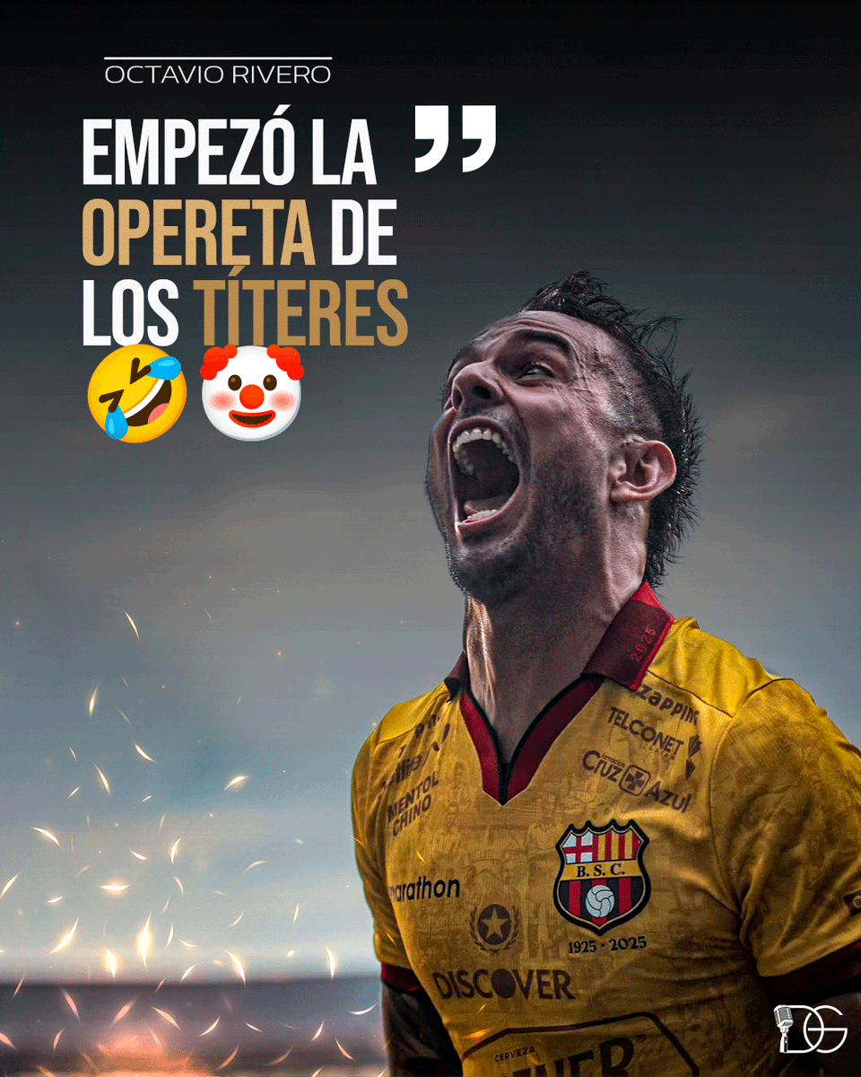 dgcompro's tweet photo. COMIENZA LA NOVELA RIVERO 🔜

Octavio Rivero, quien mantiene contrato con #BarcelonaSC, subió una historia en #Instagram en la que se refiere a una “opereta de los títeres” 🤔

El delantero uruguayo tendría todo arreglado para ser nuevo refuerzo de la #UdeChile ⚽ https://t.co/SjAi5tx0Bl