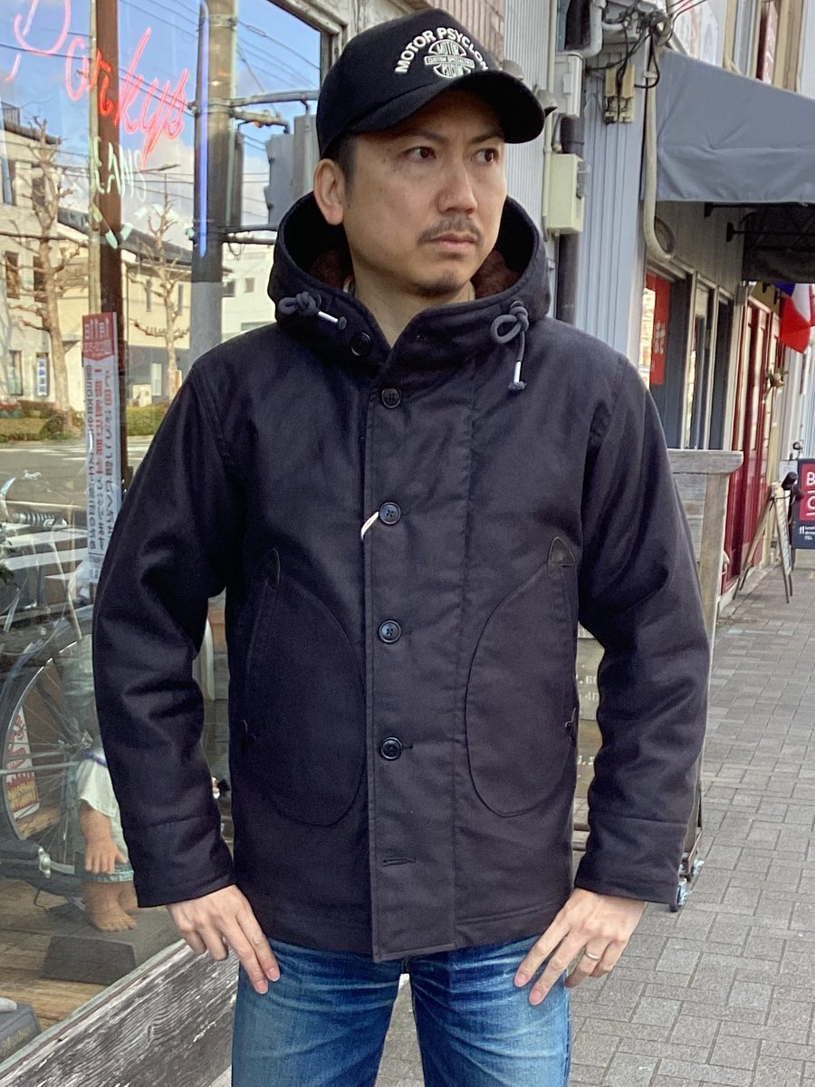porkys_jeans's tweet photo. 入荷情報!
Colimbo「Observer Parka “Plain”」¥89100
Deck Black
#porkys #ポーキーズ
#kyoto #京都
#アメカジ #円町
#入荷情報
#colimbo #コリンボ
#deckjacket #デッキジャケット https://t.co/g6q99gR10m