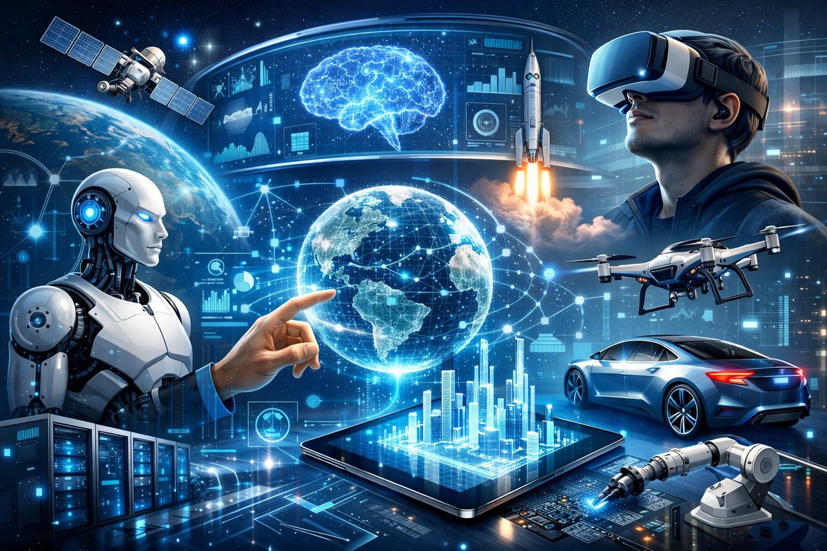 I_am_Vedvrat's tweet image. Today, 6 January, is also #NationalTechnologyDay.

And as we make tremendous progress in the world of tech thanks to AI, this is also a time to reflect.

Technology has never been about tools alone.
It has always been about intent.

Every breakthrough, from computing, deep-tech,