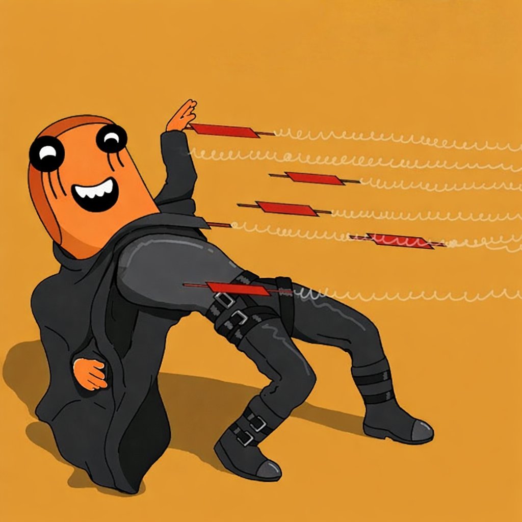 $shrimps are dodging these red candles like were in the matrix