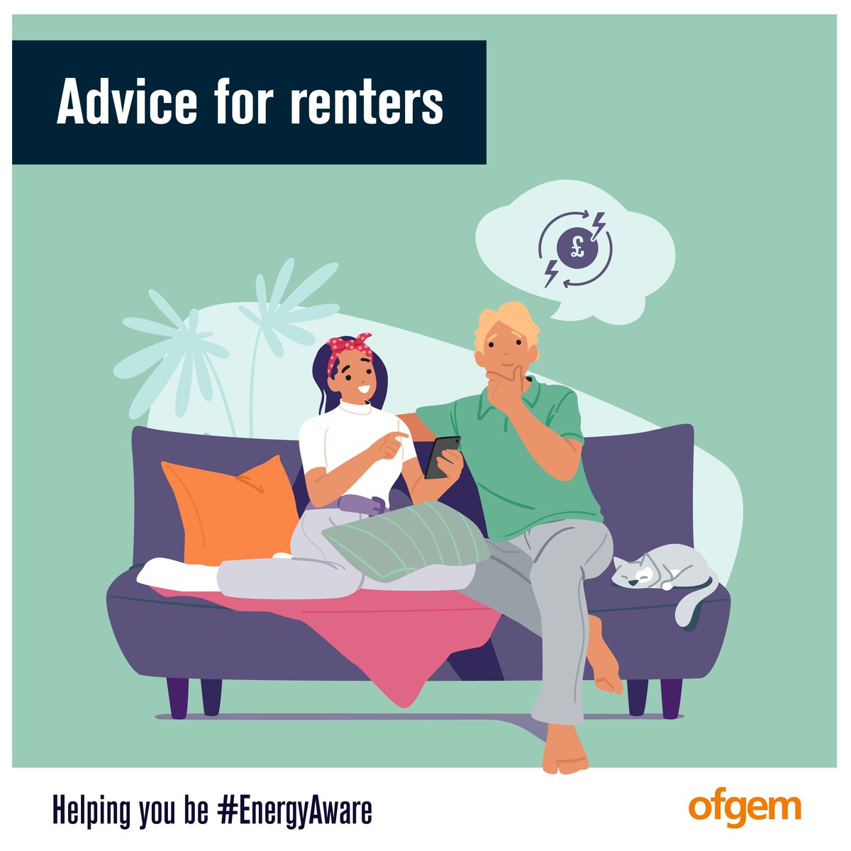 If you rent and are responsible for paying your energy bills, your landlord or letting agent cannot unreasonably prevent you from switching suppliers. 

👉 Learn more: ow.ly/P2Si50XGVlL

#EnergyBill