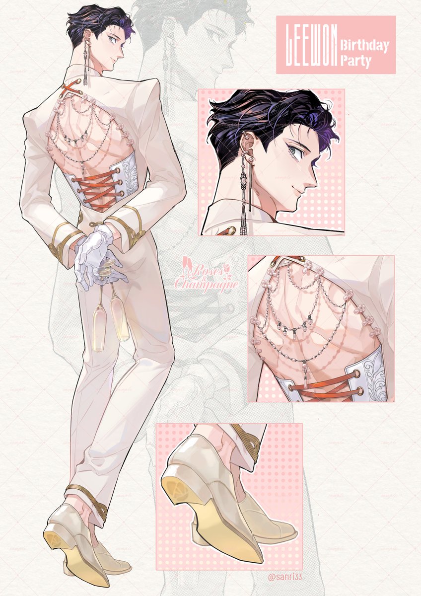 重点刻画了背部和饰品🥰
<a href="/LeeWonHBD/">✨𝑳𝒆𝒆𝒘𝒐𝒏'𝒔🐯𝑩𝒊𝒓𝒕𝒉𝒅𝒂𝒚🍰𝑷𝒂𝒓𝒕𝒚</a> 
<a href="/Ttung_gae/">뚱개</a> 
#장샴 #장미와샴페인 #RosesandChampagne #玫瑰与香槟 #薔薇與香檳