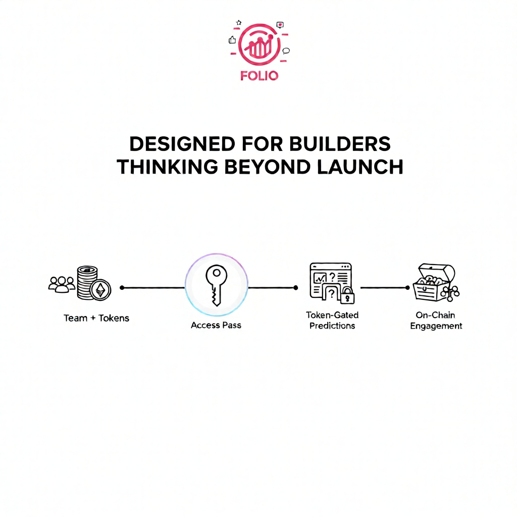 GM.

The next memecoin cycle won’t be narrative-led  it’ll be utility-led.

Folio Games enables teams to turn tokens into access passes for rewarded, on-chain engagement through token-gated predictions.

Designed for builders thinking beyond launch.

👉 foliogames.co/growth-campaign