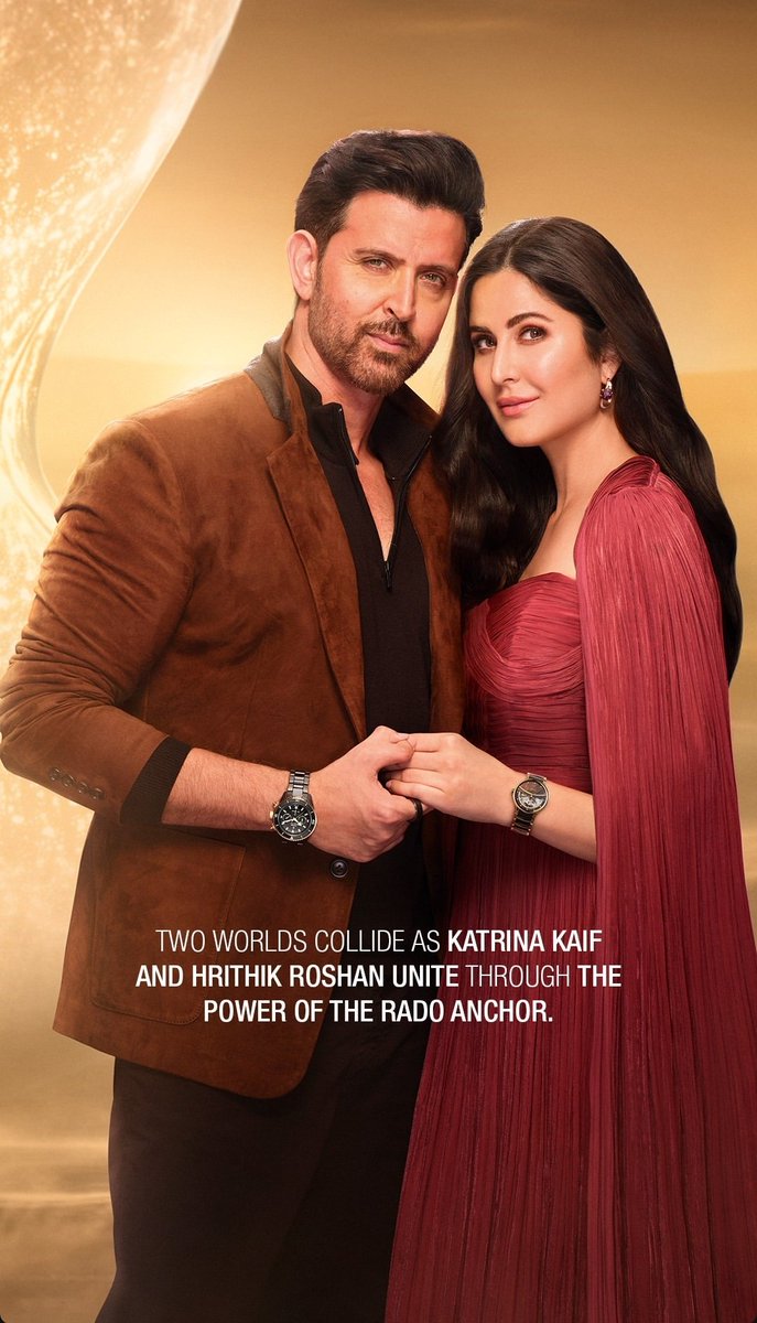 Katrina and Hrithik for Rado
#KatrinaKaif #HrithikRoshan