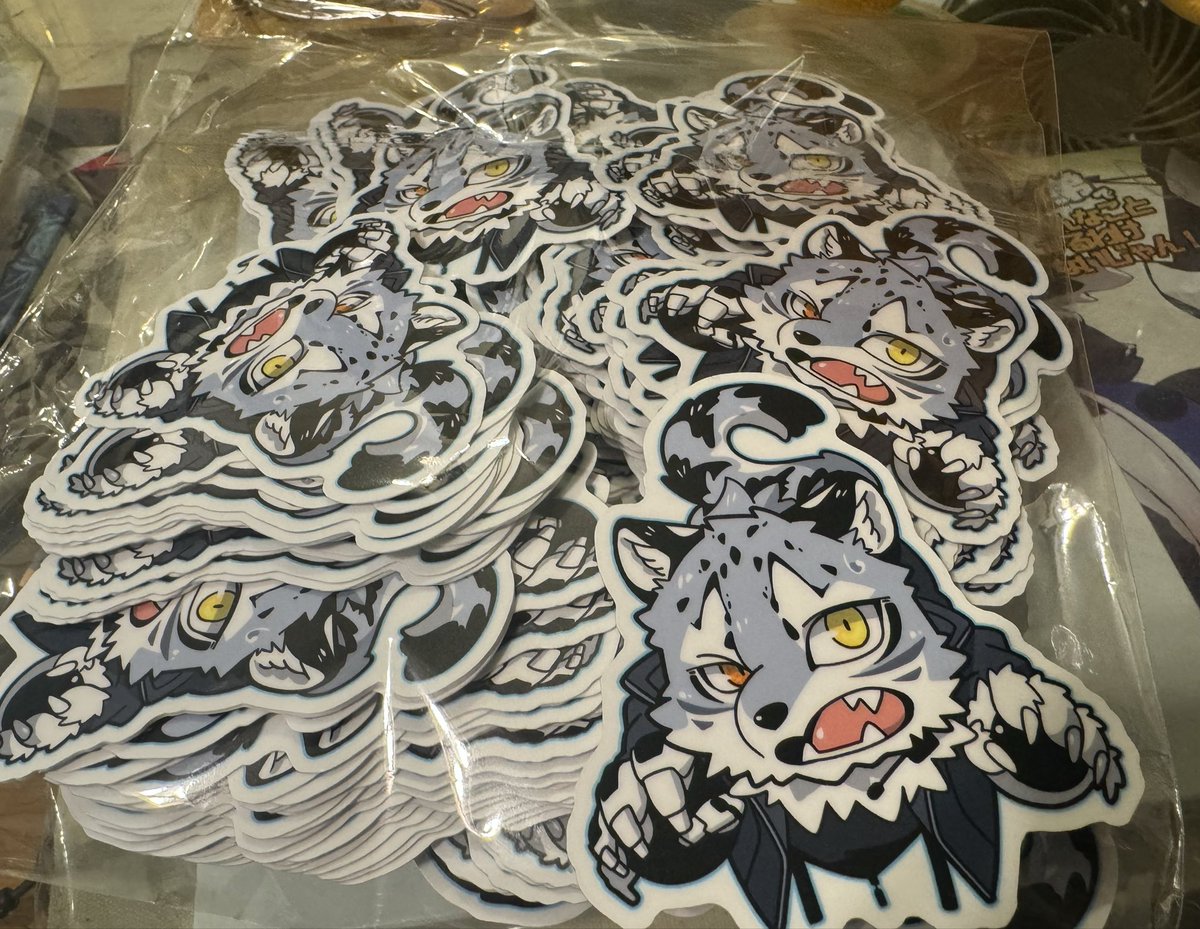 jmofで会った人にステッカープレゼント🎁