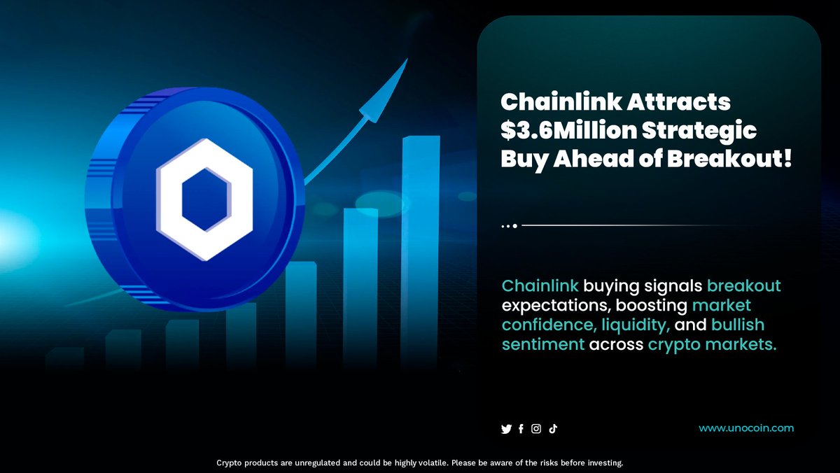 Chainlink Loading breakout… $3.6M bought ahead of the move — bullish vibes  are back! #Chainlink #LINK #CryptoNews #Altcoins #CryptoMarket