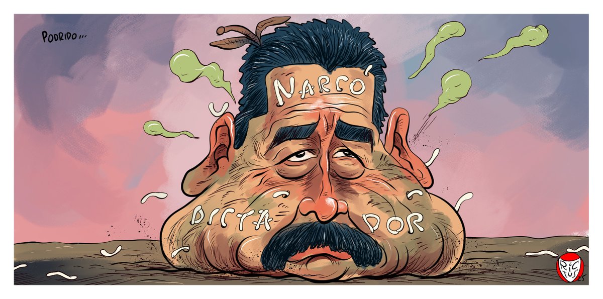 "Podrido" Cartón publicado en <a href="/ElFinanciero_Mx/">El Financiero</a>