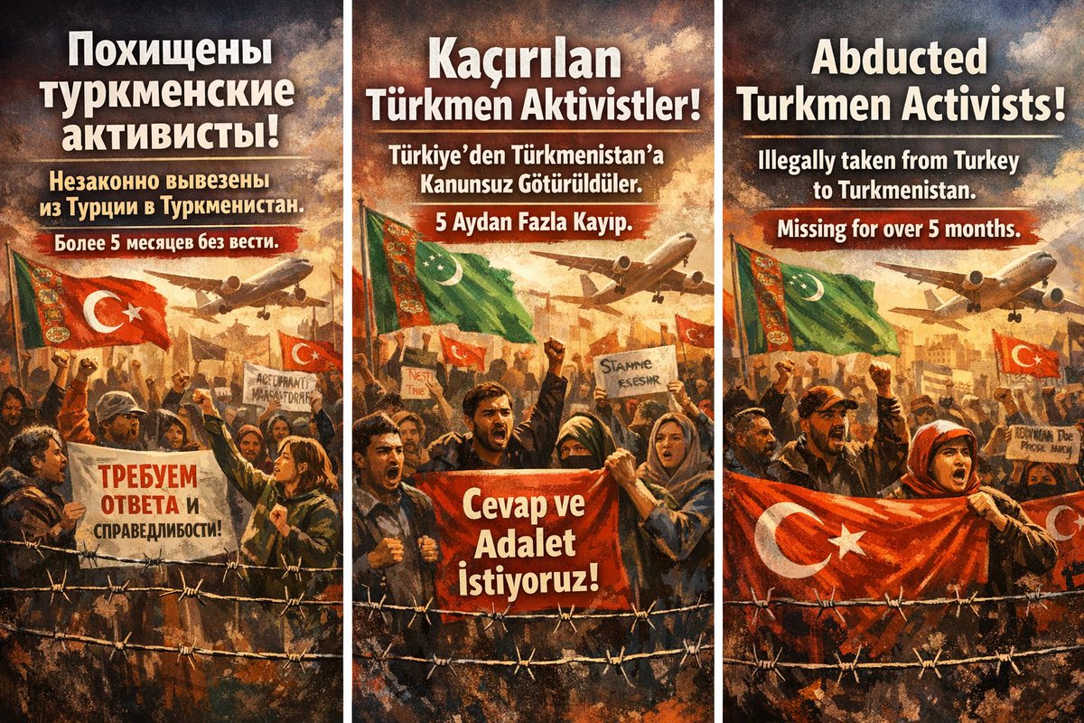 Illegal abduction of Turkmen activists Alisher Sakhatov &amp; Abdulla Orusov from Turkey