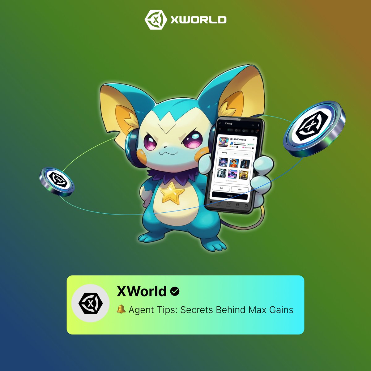 😎 Agent Tips: Secrets Behind Max Gains 💎

😉 You’ve got the basics down: daily mining, rewards, and wallet safety in the previous post. Here are a few small things that make a big difference 👇

🧬 Hash power has a usage cycle. While in use, your X Sprite can’t be traded or