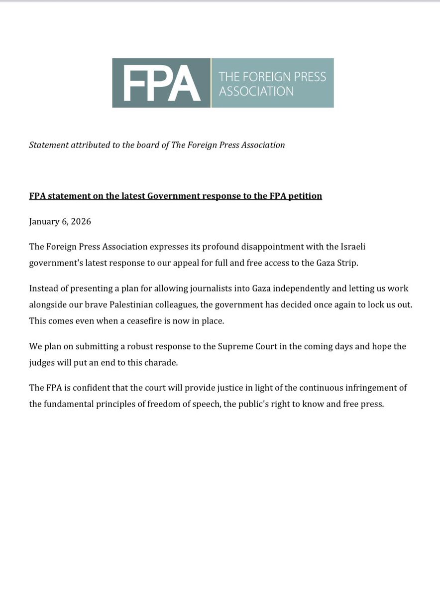 Foreign Press Assoc. tweet media