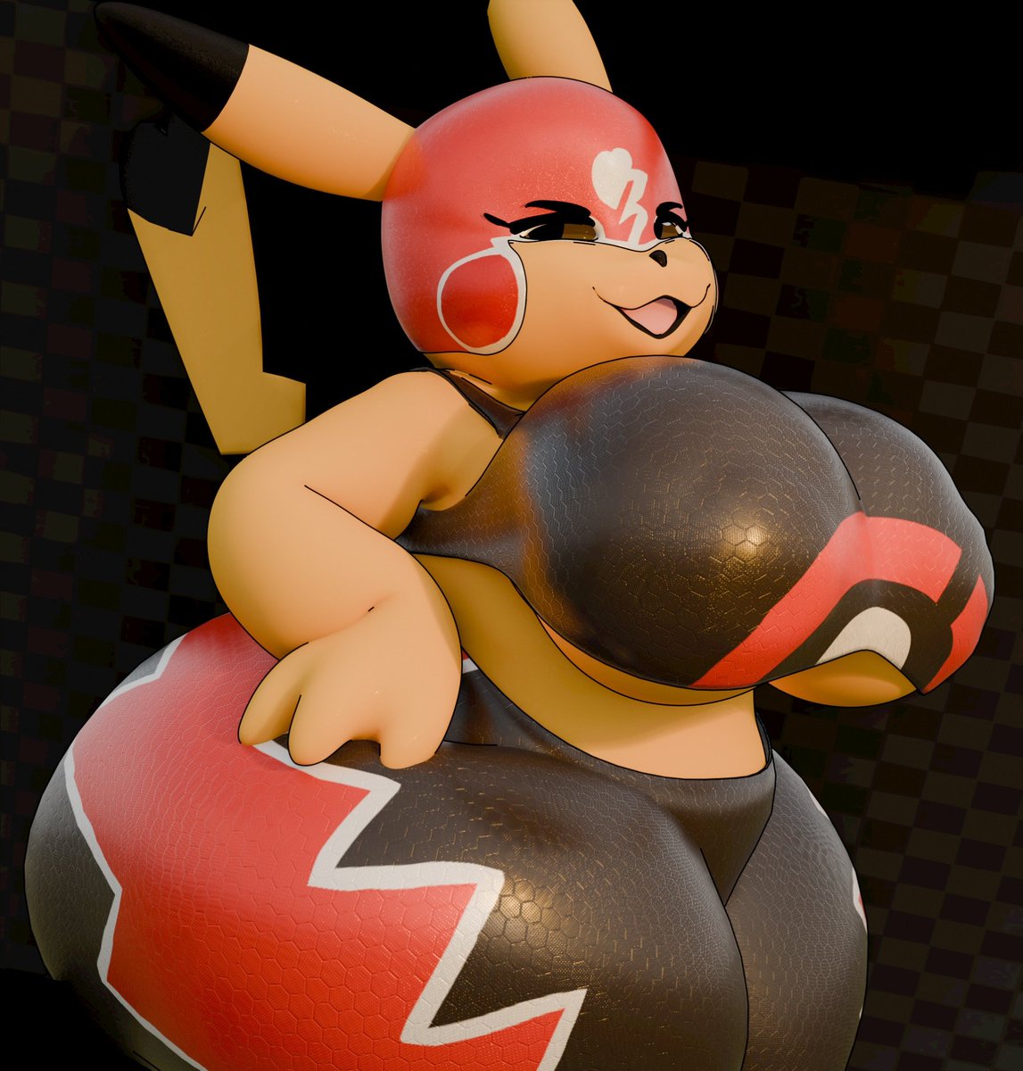 shortstack pikachu libre 

(im not sorry for posting this early in the morning. Bite me)