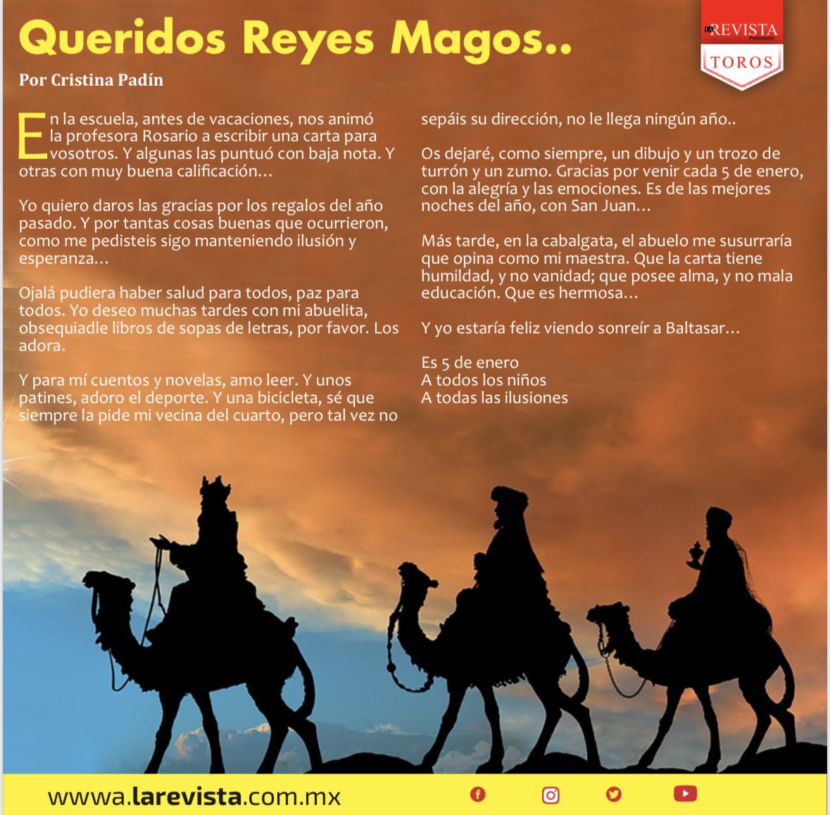 Feliz día de Reyes..