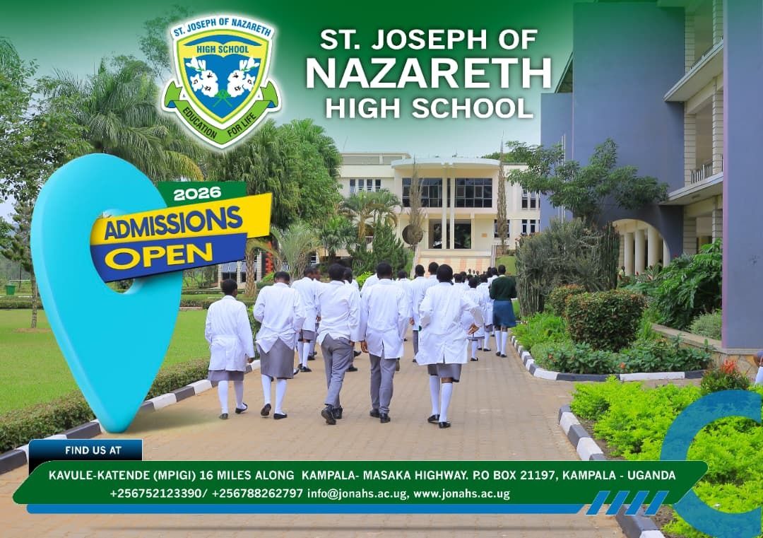 JonahsAlumni's tweet photo. LET YOUR CHILD/SIBLING ENROLL NOW at St. Joseph of Nazareth High School – Kavule, Katende
A school that builds academic excellence with strong moral &amp; religious values
📍 Kavule – Katende, Mpigi District
📞 +256 752 123390 | +256 788 262797

Give your child an Education for Life https://t.co/3kptYhQ0Aw