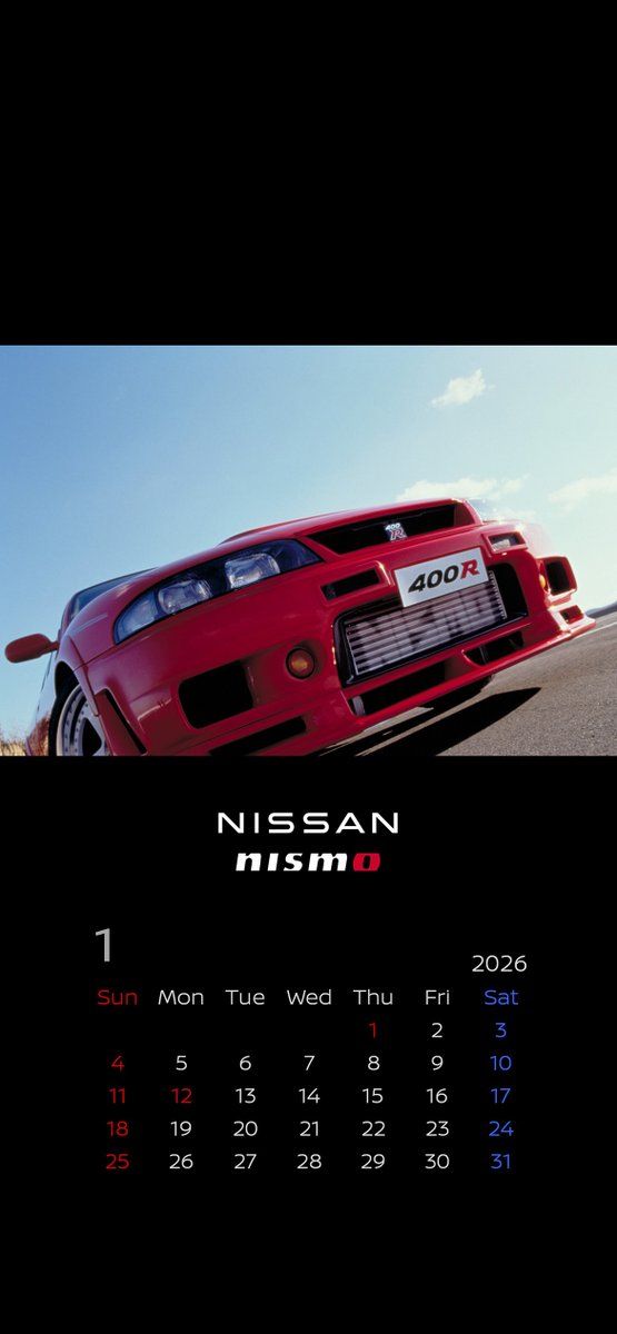 NISMOコンプリートカー】 1月になりました🎍 本年もよろしくお願いし