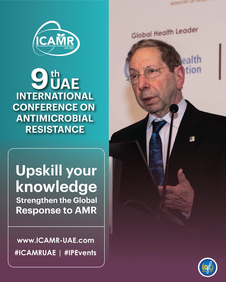 ICAMRConfUAE's tweet photo. Upskill Your Knowledge. Strengthen the Global Response to AMR.
Reg. now @ https://t.co/gjGd56OeqB
#ICAMRUAE #AntimicrobialResistance #InfectionControl #GlobalHealth #IPEvents https://t.co/6svarvtP18