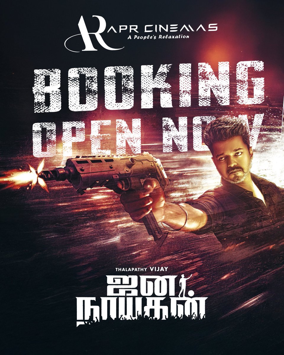 AprJeyamCinemas's tweet photo. 🔥💥
Book your tickets now 
#JanaNayaganPongal https://t.co/sLRtf8YTYE