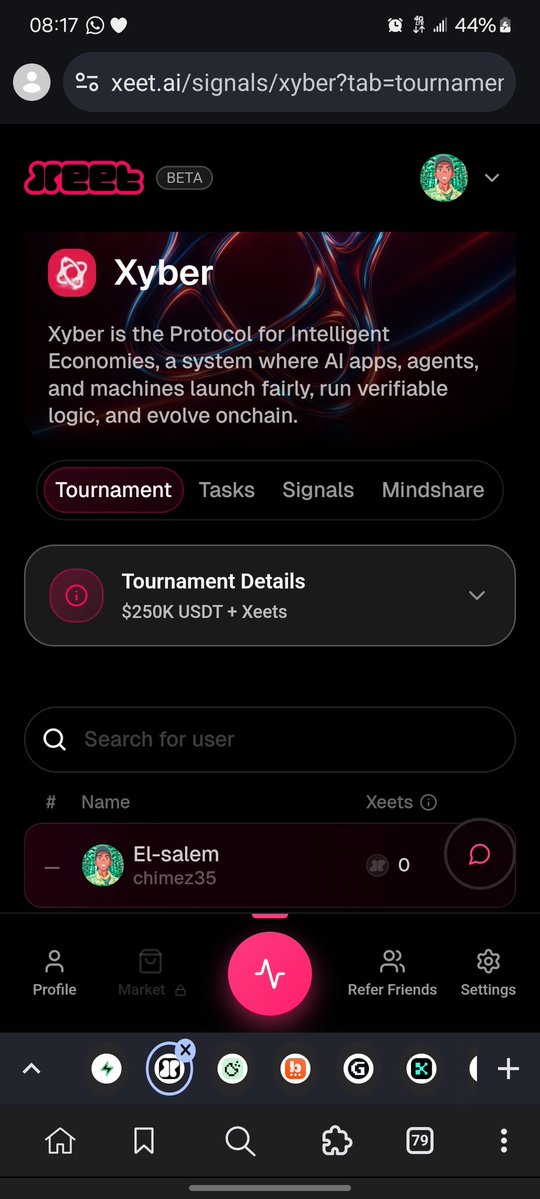 GM CT
Don’t know why my Xyber Xeet still on zero after over two weeks.
Nevertheless, I will keep preaching <a href="/Xyberinc/">Xyber</a>
Ownable AI isn’t a narrative it’s the future they're building.
Verifiable agents via PROOF.
Fair launches via 0–100 Engine.
Real robots like Xybot earning onchain.
