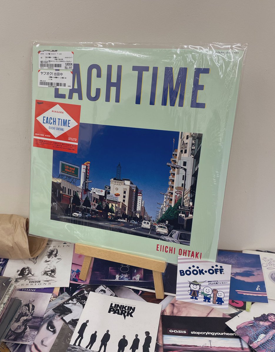 🎵🎵🎵🎵🎵🎵🎵 今日の1枚 # 大瀧詠一 【LP盤】EACH TIME