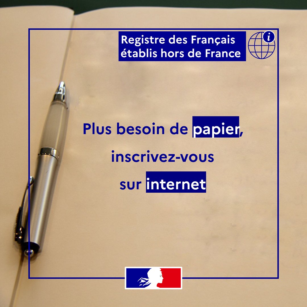 🤔 #MardiConseil
🔔 En ce début d'année, pensez aux bonnes résolutions et inscrivez-vous au registre consulaire ! Cela facilitera vos démarches administratives.
🖱 L'inscription au registre se fait en quelques clics sur : swll.to/FslSVsJ