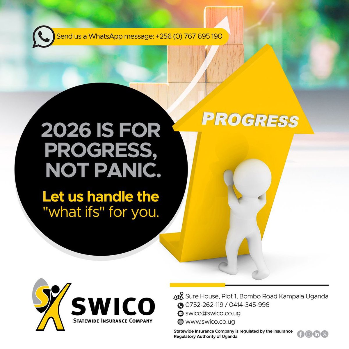 swico_uganda's tweet image. Make 2026 a year of progress &amp;amp; not panic.

We are here to navigate the "What Ifs." 

Seize the opportunities that lie ahead with our insurance products.

#SWICO4You #BeSure #Insuranceforyou