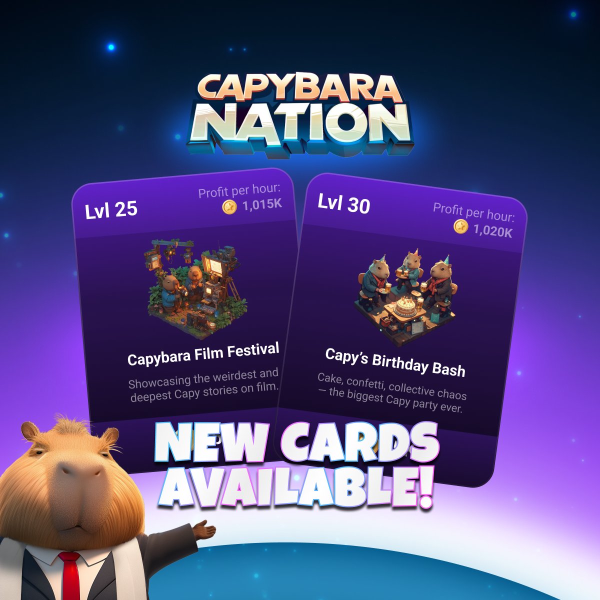 Capybara Nation - $BARA is live on Crypto.com (@capy_nation) / Posts / X