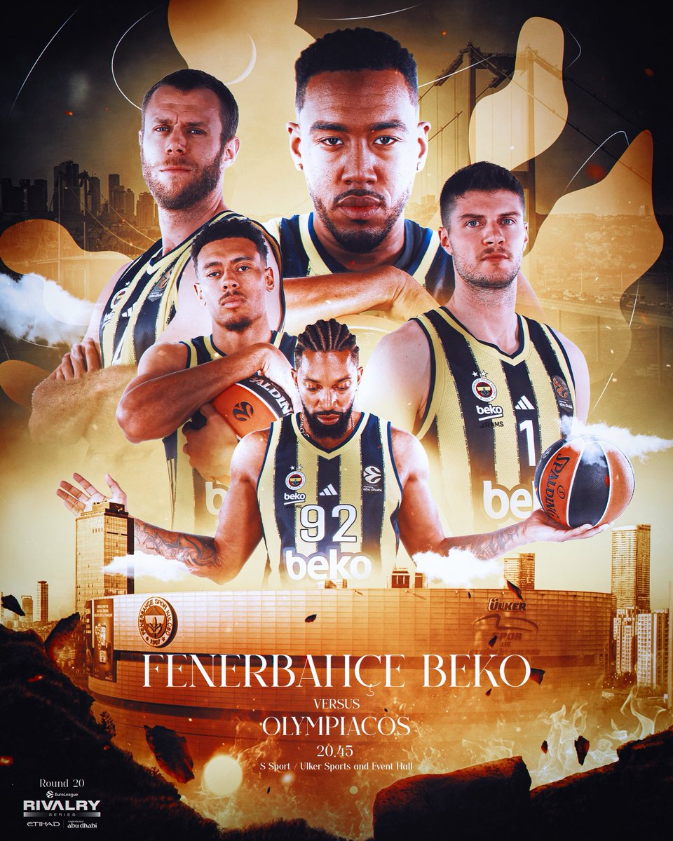 🏀 Maç günü!

🏆 <a href="/EuroLeague/">EuroLeague</a> 20. Hafta
🆚 Olympiacos
🕙 20.45
📍 Ülker Spor ve Etkinlik Salonu
🔗 Maç raporu: bit.ly/3KZzEin
🎫 Biletler: bit.ly/3Yl0jJs
📺 <a href="/ssporttr/">S Sport</a>
📲 #YellowLegacy #EuroLeague