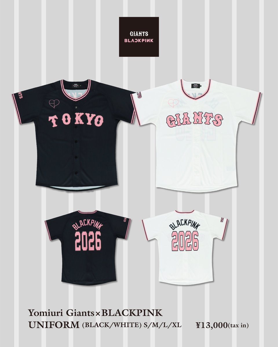 YGJAPANofficial's tweet photo. 【#BLACKPINK】

＼ コラボアイテムのご紹介📢／

音楽・ファッション・カルチャーが交差する
スペシャルコラボアイテムをピックアップしてご紹介✨

⚾️ ジャイアンツコラボのユニフォーム
⚡ fragmentらしい洗練されたデザインのフーディー
🎀 マイメロディのキュートなレイヤードTシャツ

それぞれの世界観が詰まった、
ここでしか手に入らない特別なラインナップです🩷🖤

ぜひチェックしてください👀

詳細はこちらから
🔗https://t.co/8hDTdTL3yG

 #블랙핑크 #WORLDTOUR #DEADLINE #YG