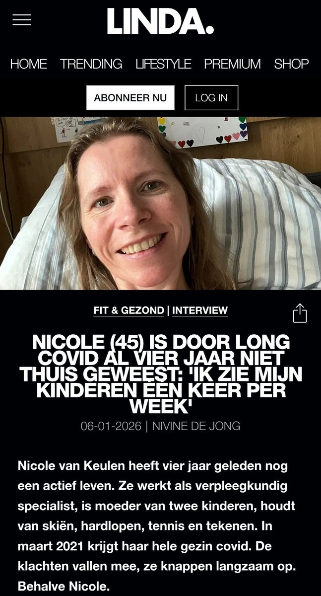 riendebock's tweet image. Wat een verhaal zeg. Zeer ernstige Long Covid, jarenlang opgenomen geweest. Nu recent pas: eindelijk een expert die me sereus onderzocht.

"In ieder revalidatiecentrum en hospice moet ik weg. Met de stempel long covid word ik bij veel centra geweigerd. Ze noemen me te laag…