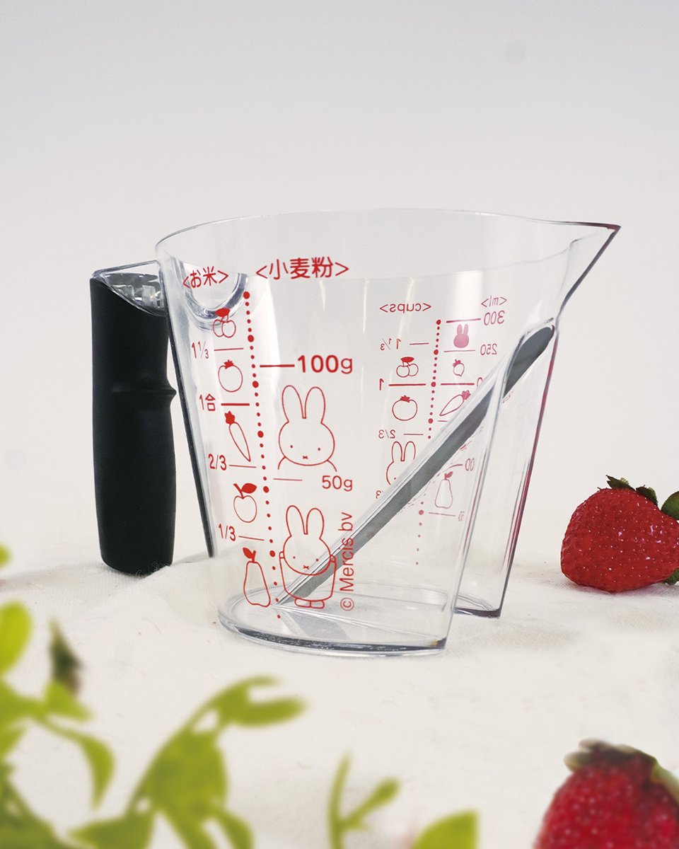 ○好評発売中♪ miffy style限定 見やすい計量カップ○ ミッフィーの