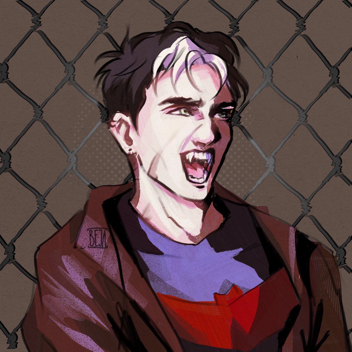 Bejadoodles's tweet photo. Jason Todd wip before I go to bed https://t.co/aYsG3drJtE