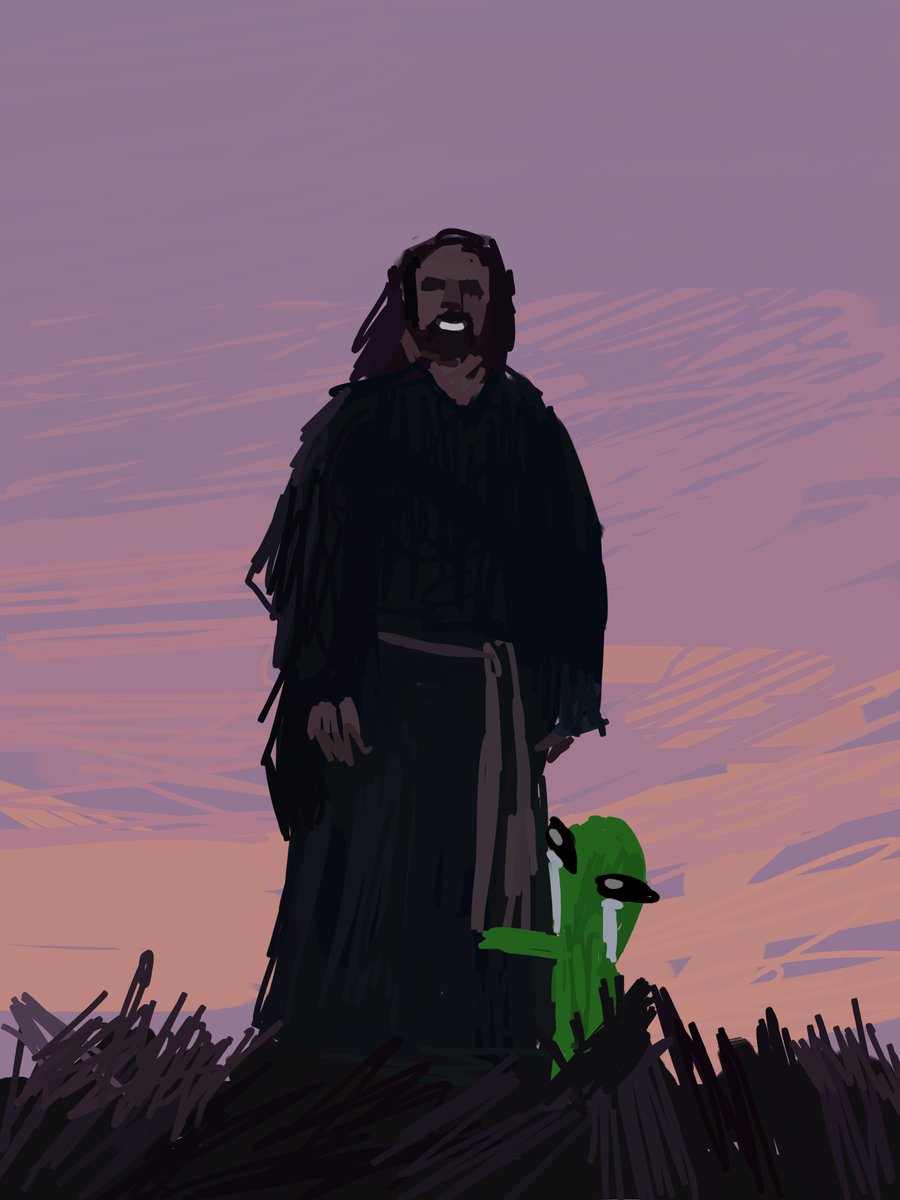 iniemohk's tweet image. "Friend Jesus needs to go back to heaven... But me just got Friend back! me no want to lose Friend again! Friend Jesus say me no worry, for we will meet again someday. Me hope we will..."

- The Gospel according to Eliphaz