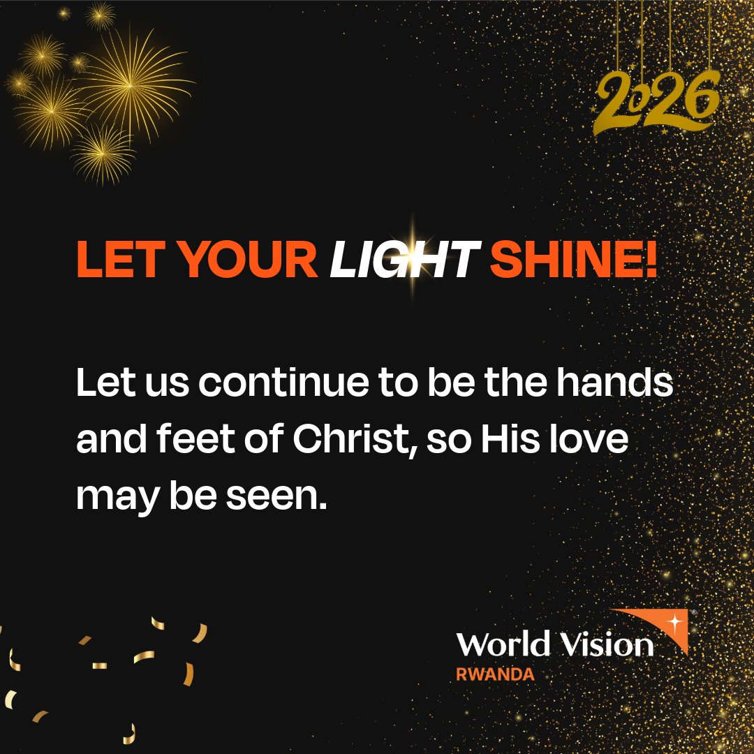 As we step into this new year, we choose to let our light shine as we serve the most vulnerable children and their communities, towards life in all its fullness.

#HappyNewYear2026 #NewYearsResolution