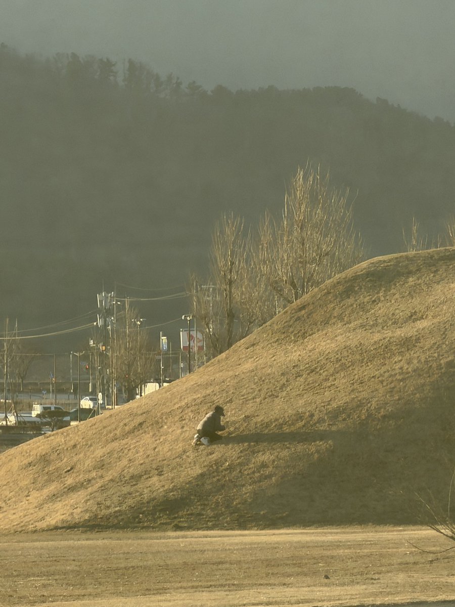 뭘 채취 하고 계시는 걸까