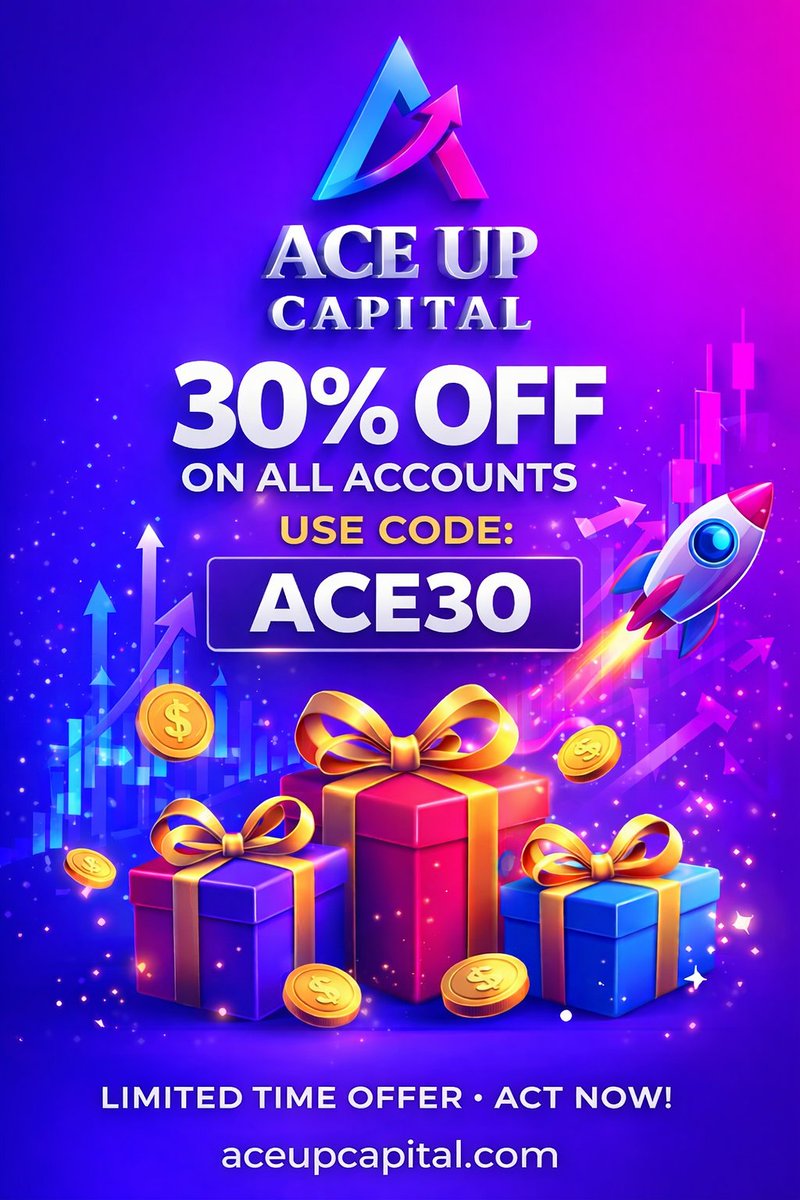 we’ve got something special just for you! 

Use ACE30 and get 30% OFF ON ALL ACCOUNTS.

 Let’s rise together! 📷 aceupcapital.com