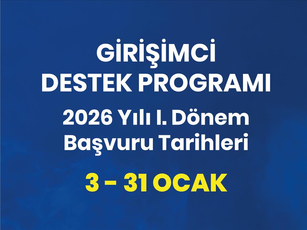 KOSGEB Girişimci Destek Programı 2026 başvuruları başladı!
💰 Girişimcilere 2 milyon TL’ye kadar destek
👩‍💼👨‍💼 Kadın &amp; genç girişimcilere 1 milyon TL işletme sermayesi
🏭 İmalat, yazılım, bilişim, Ar-Ge
📅 Başvuru: 3–31 Ocak 2026
💸 Faizsiz, geri ödemeler 36 ay sonra