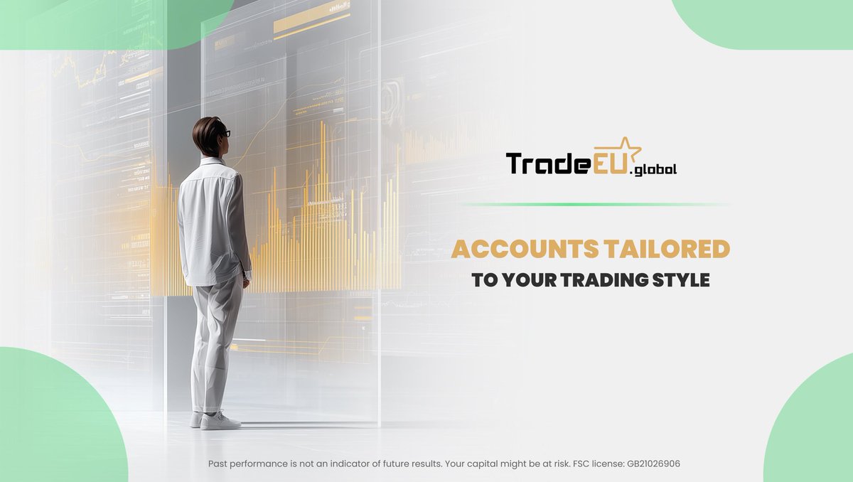 TradeEUGlobal's tweet photo. TradeEU Global supports a variety of account types like Silver, Gold, and Platinum

And if you’re new to #trading familiarize yourself with market dynamics using a demo account

➡️ Consider exploring @TradeEUGlobal 

………
Your capital might be at risk
FSC license: GB21026906 https://t.co/spnEbO6Joq