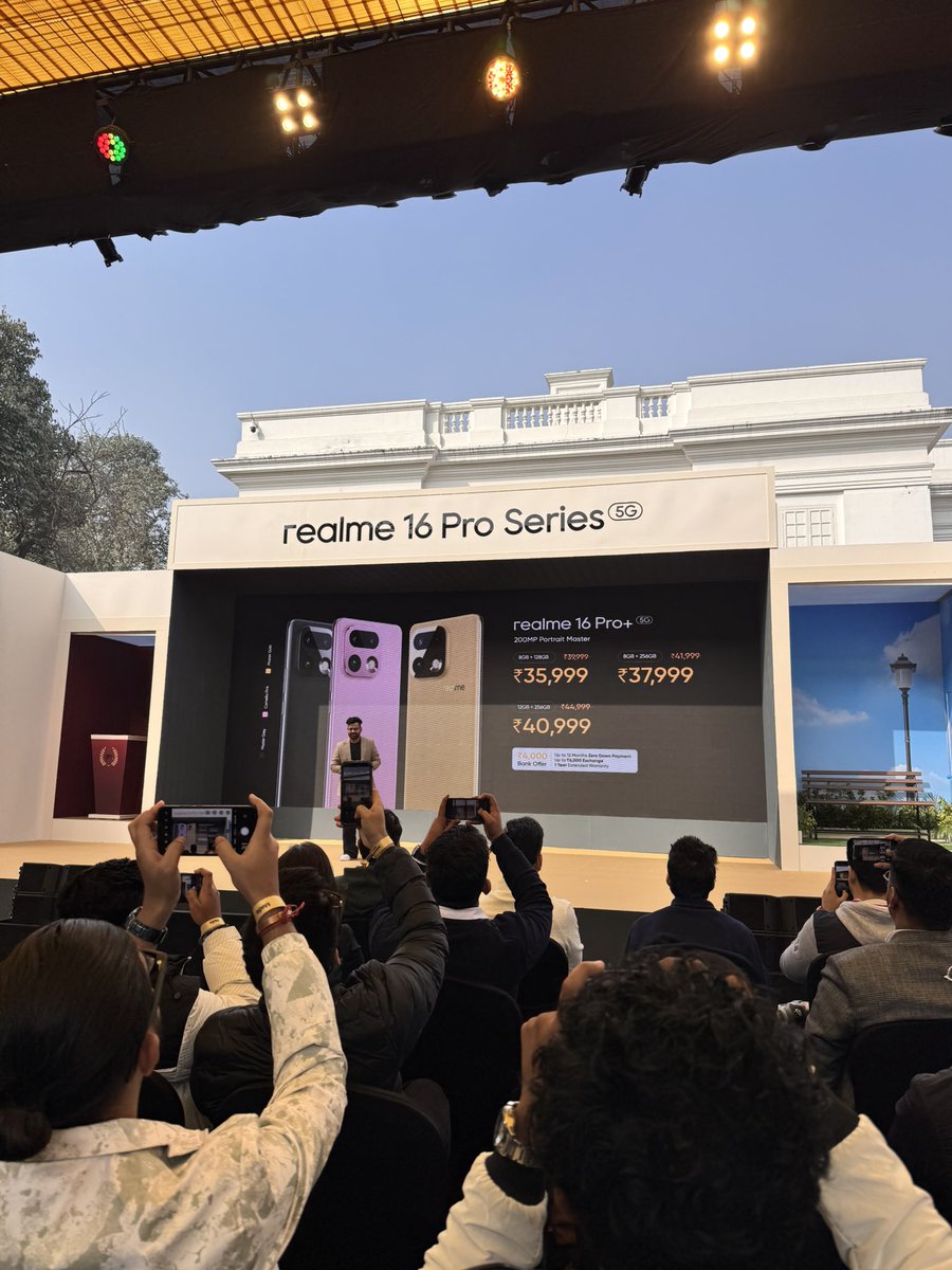 Pricing for Realme 16 Pro+

#realme16ProSeries