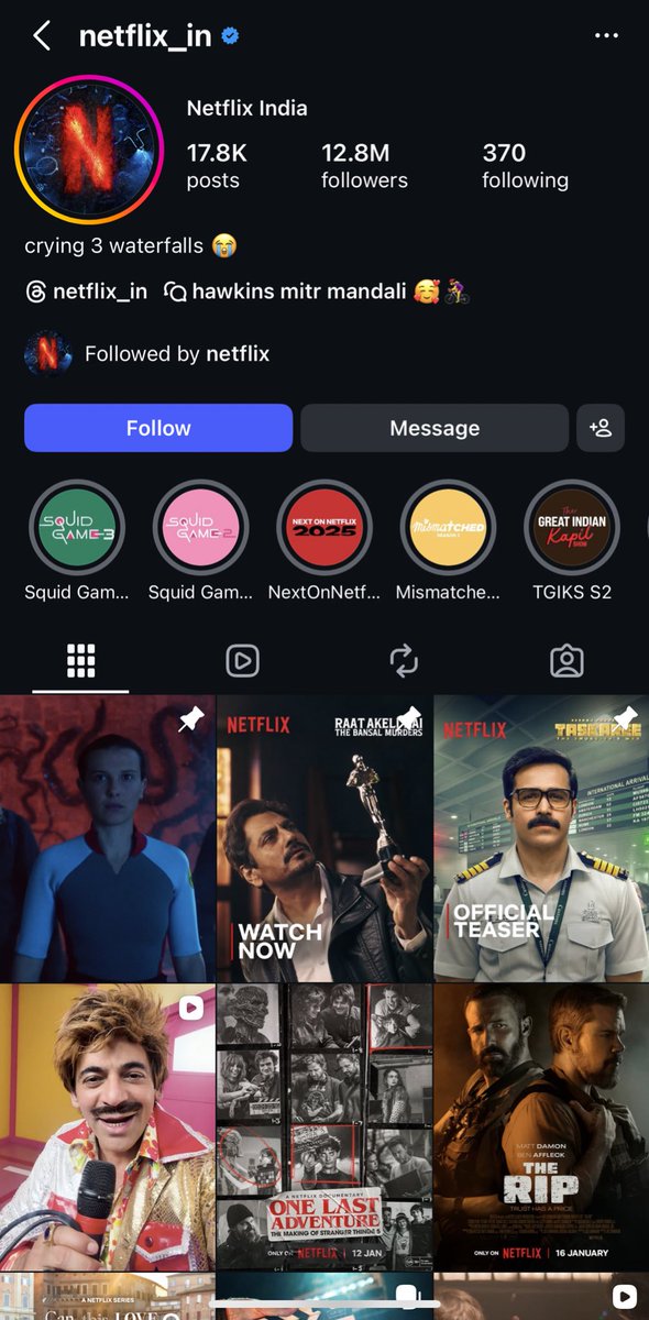 lizziegarver's tweet photo. I JUST REFRESHED AND NETFLIX INDIA DELETED THEIR ST POST ABOUT “1 MORE EPISODE” AFTER 20 MINUTES DID THEY ACCIDENTALLY POST IT TOO EARLY BC THEYRE SO AHEAD OF OUR TIME???!!?! 

#conformitygate #StrangerThings5 https://t.co/BZdlB6dRoD