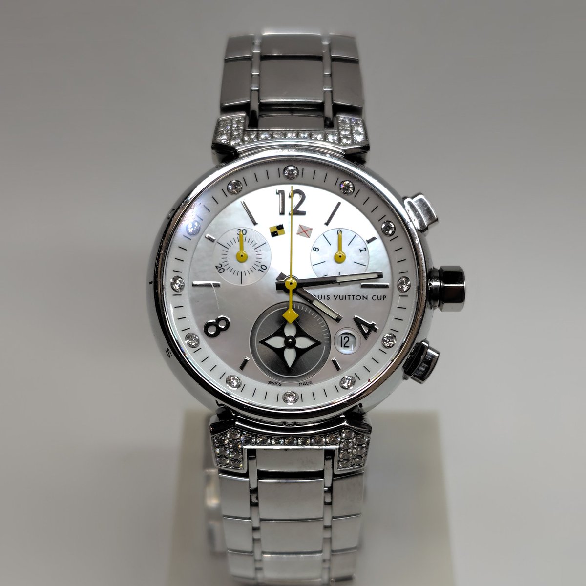 LOUIS VUITTONのタンブール・ラブリーカップ 12P ラグダイヤ、電池交換