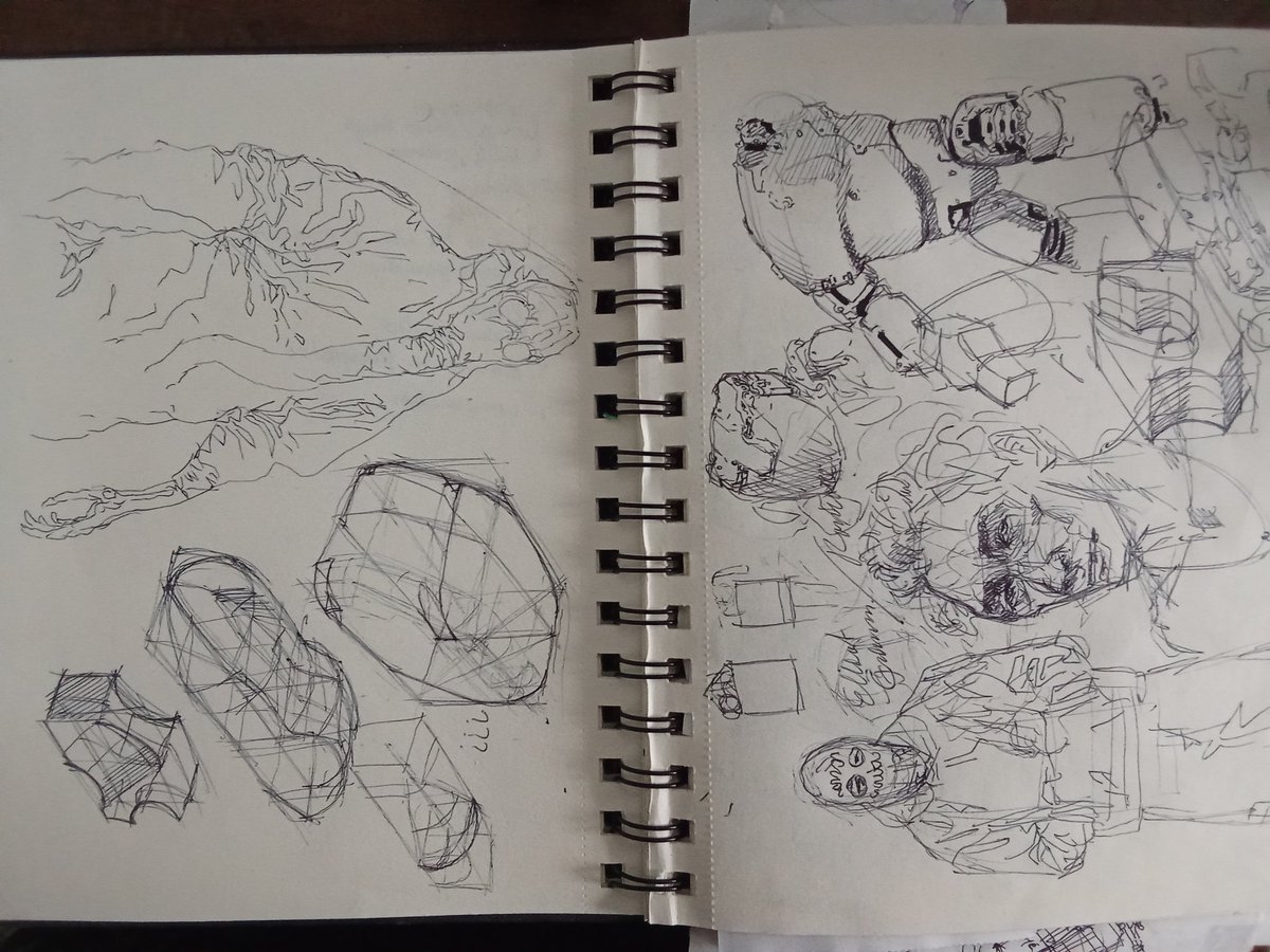 Peek into the insanity of my sketch book.