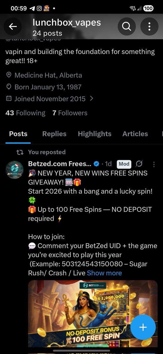 lunchbox_vapes's tweet photo. @BetzedFreespin https://t.co/piihJg1XUP
