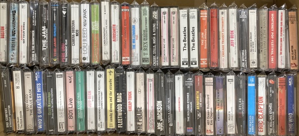 テープコレクション クラシックロック 1/6(火)クラシックロック輸入カセットテープ100本以上放出しました