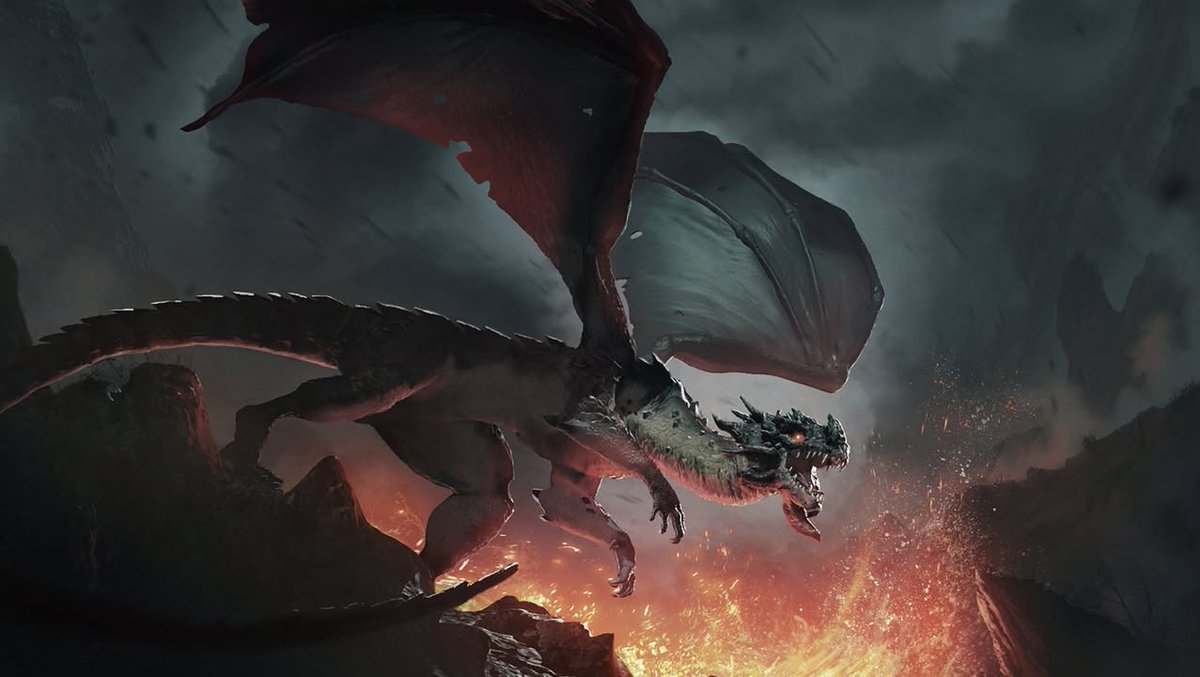 「Volcano Dragon by Cédric Mandrill Droeve」|IAMAGのイラスト