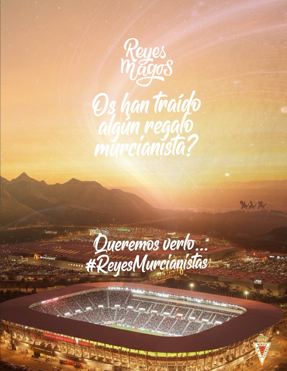 ¡Buenos días! Feliz día de #ReyesMagos2026 
¿Os han traído algún regalo Murcianista?
Queremos verlo... 📸con  #ReyesMurcianistas