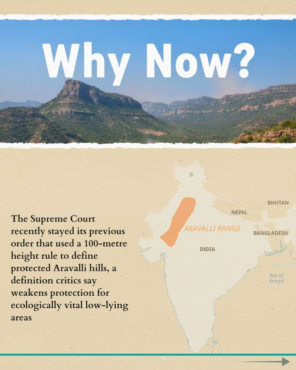 envirocare4you's tweet photo. No impact study. No transparency. No mining. The Aravalli hills are too important to ignore.

#aravallisatyagraha #environment #StopMining #ClimateCrisis #Protect https://t.co/6kGpXgEpij