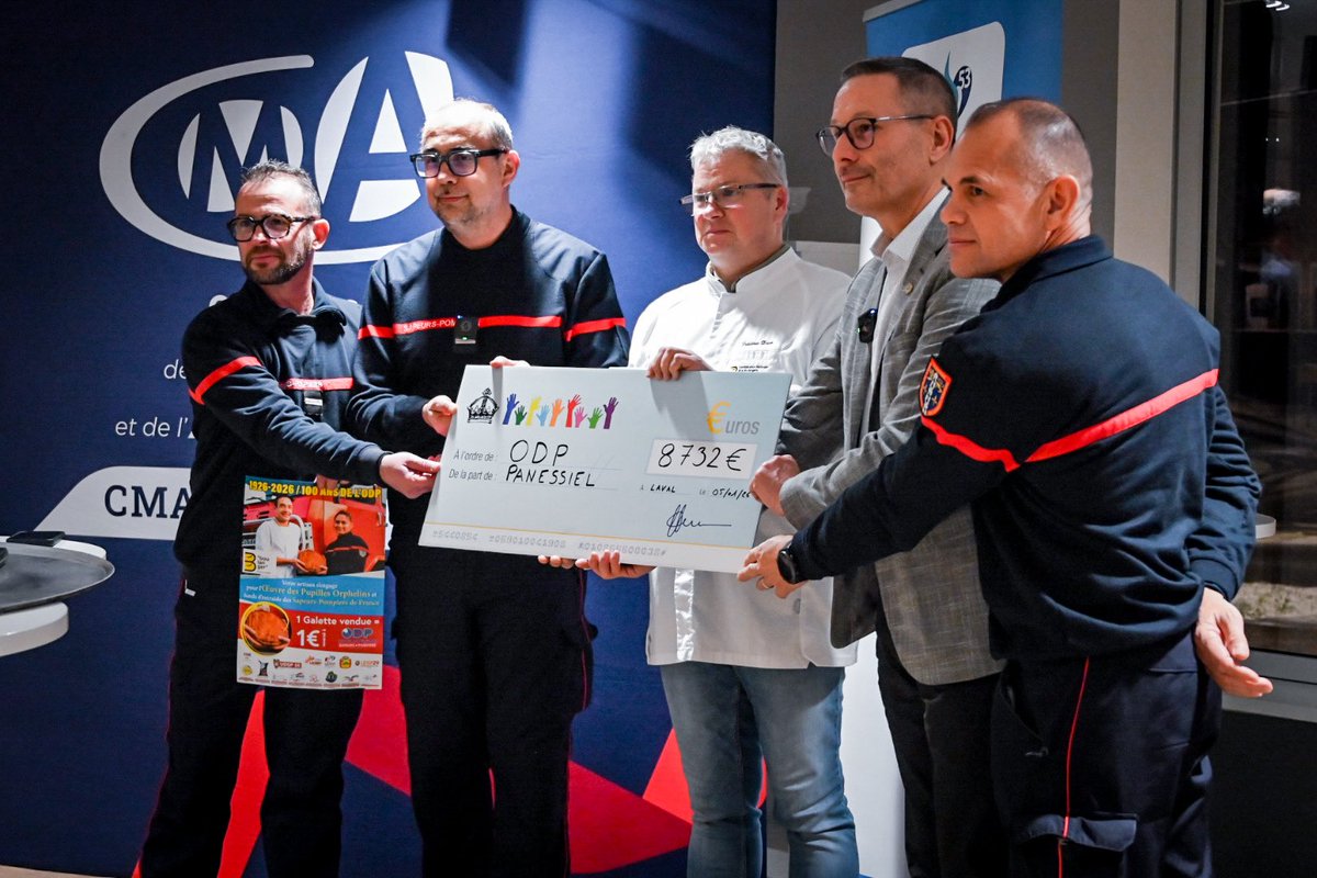 Merci à la <a href="/cnbpf/">CNBPF - Confédération Boulangerie Pâtisserie</a> pour leur soutien sans faille depuis 2021. 

Et merci à l’<a href="/udsp53/">UDSP 53</a> et au <a href="/sdis53/">Sapeurs-pompiers 53</a> pour leur accueil.